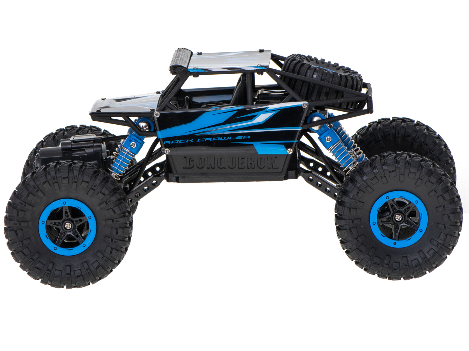 Samochod-RC-Rock-Crawler-HB-2-4GHz-1-18-niebieski-867801 RC automobilis Rock Crawler HB 2.4GHz 1:18 mėlynas