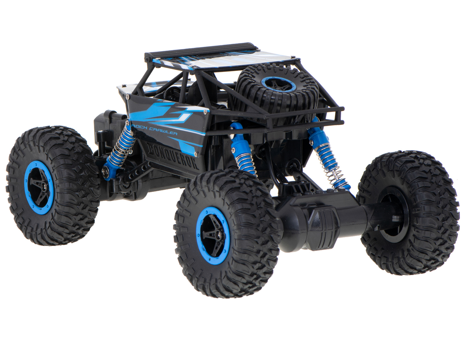 Samochod-RC-Rock-Crawler-HB-2-4GHz-1-18-niebieski-867821 RC automobilis Rock Crawler HB 2.4GHz 1:18 mėlynas