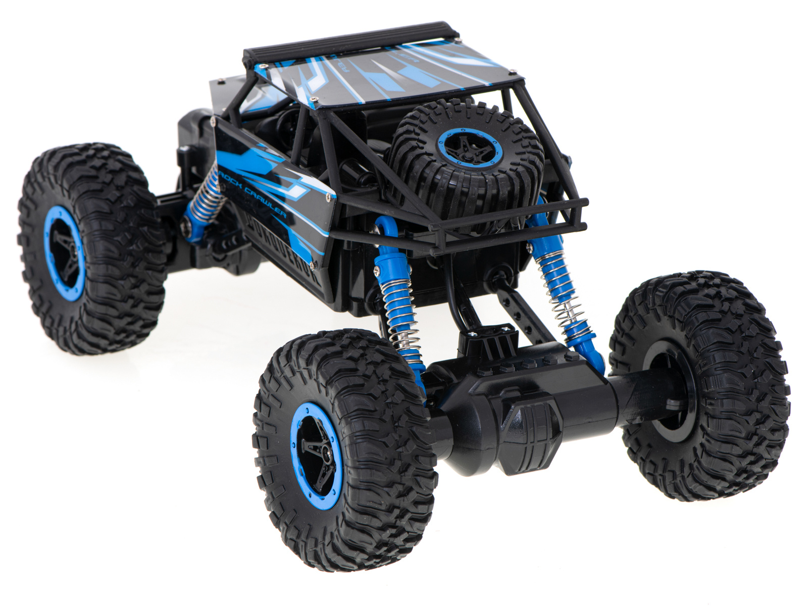 Samochod-RC-Rock-Crawler-HB-2-4GHz-1-18-niebieski-867831 RC automobilis Rock Crawler HB 2.4GHz 1:18 mėlynas