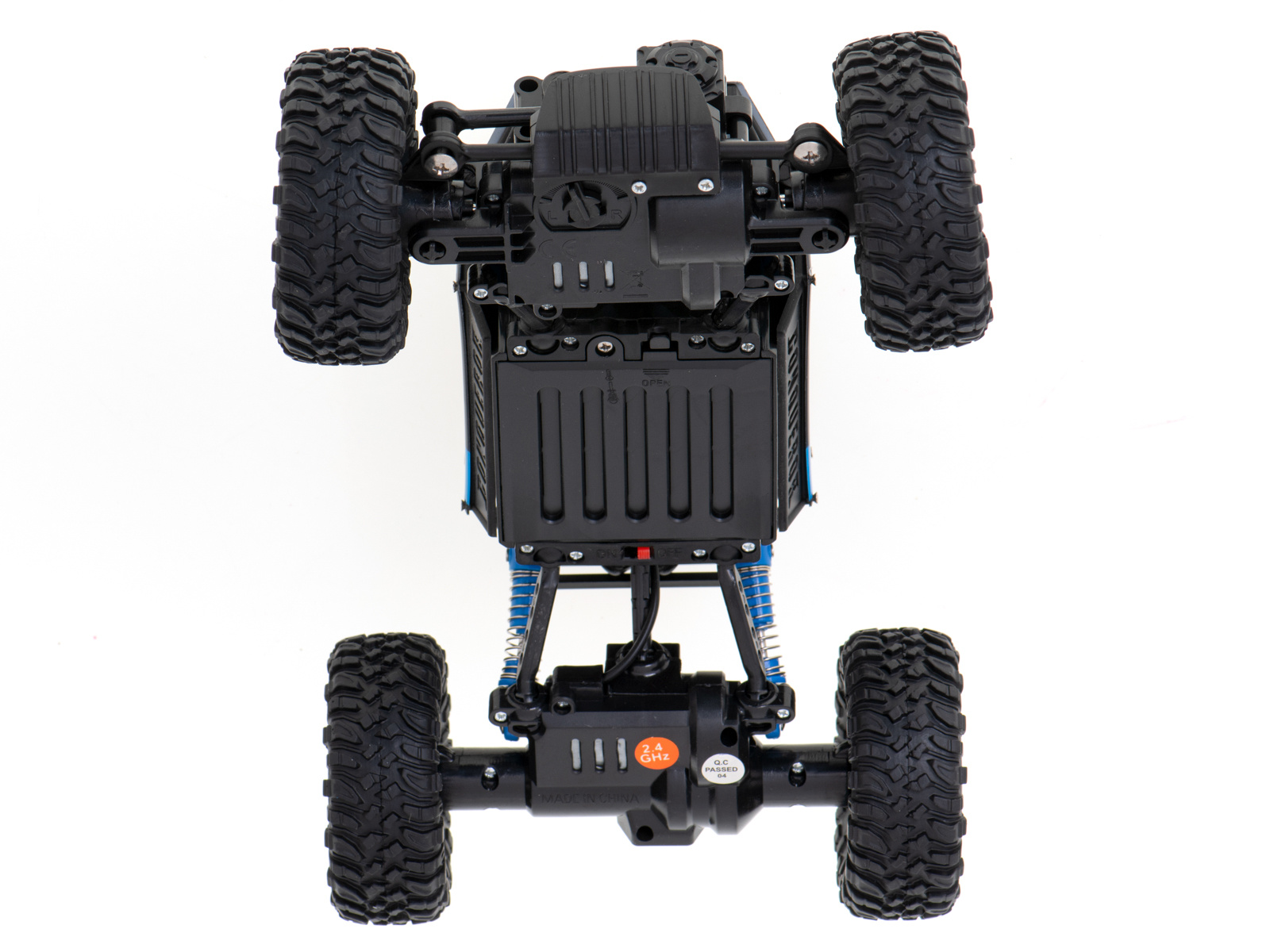 Samochod-RC-Rock-Crawler-HB-2-4GHz-1-18-niebieski-867851 RC automobilis Rock Crawler HB 2.4GHz 1:18 mėlynas