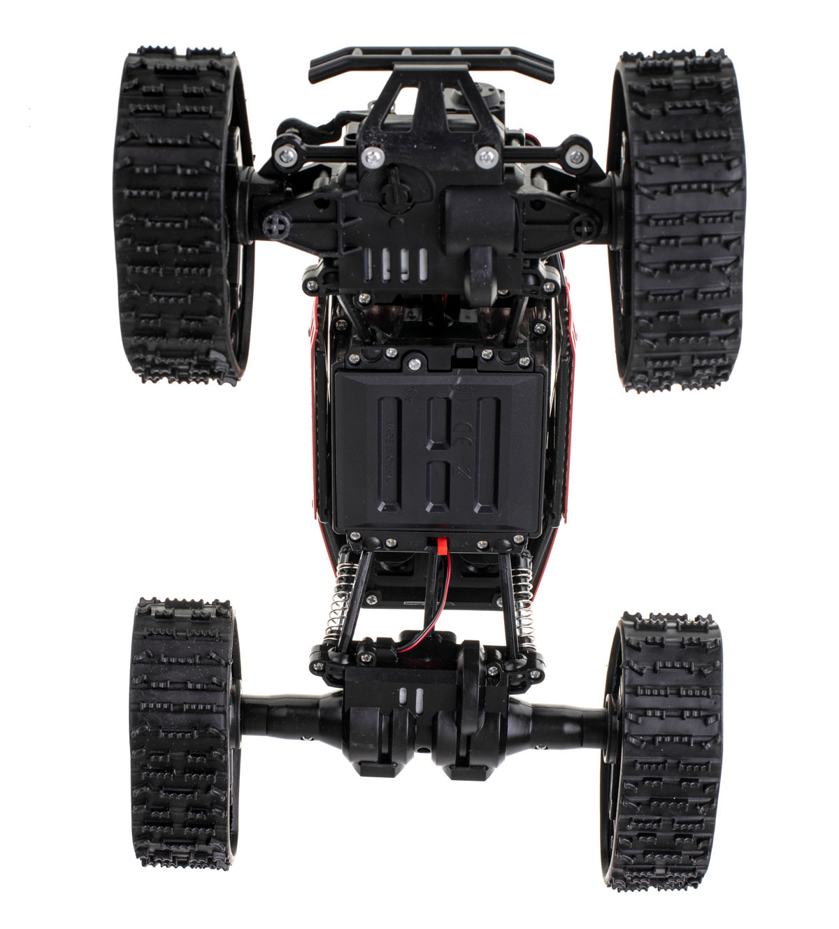 Samochod-RC-zdalnie-sterowany-Rock-Crawler-4x4-LHC012-auto-2w1-czerwony-138205 RC Rock Crawler 4x4 LHC012 automobilis 2in1 raudonas