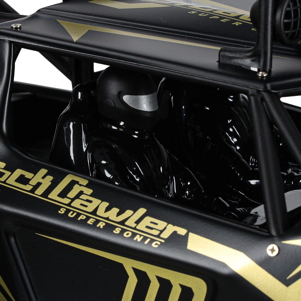 Samochod-zdalnie-sterowany-2-4GHz-1-8-51cm-metal-czarny-177781 RC automobilis Rock Crawler 2.4GHz 1:8 51cm juodas
