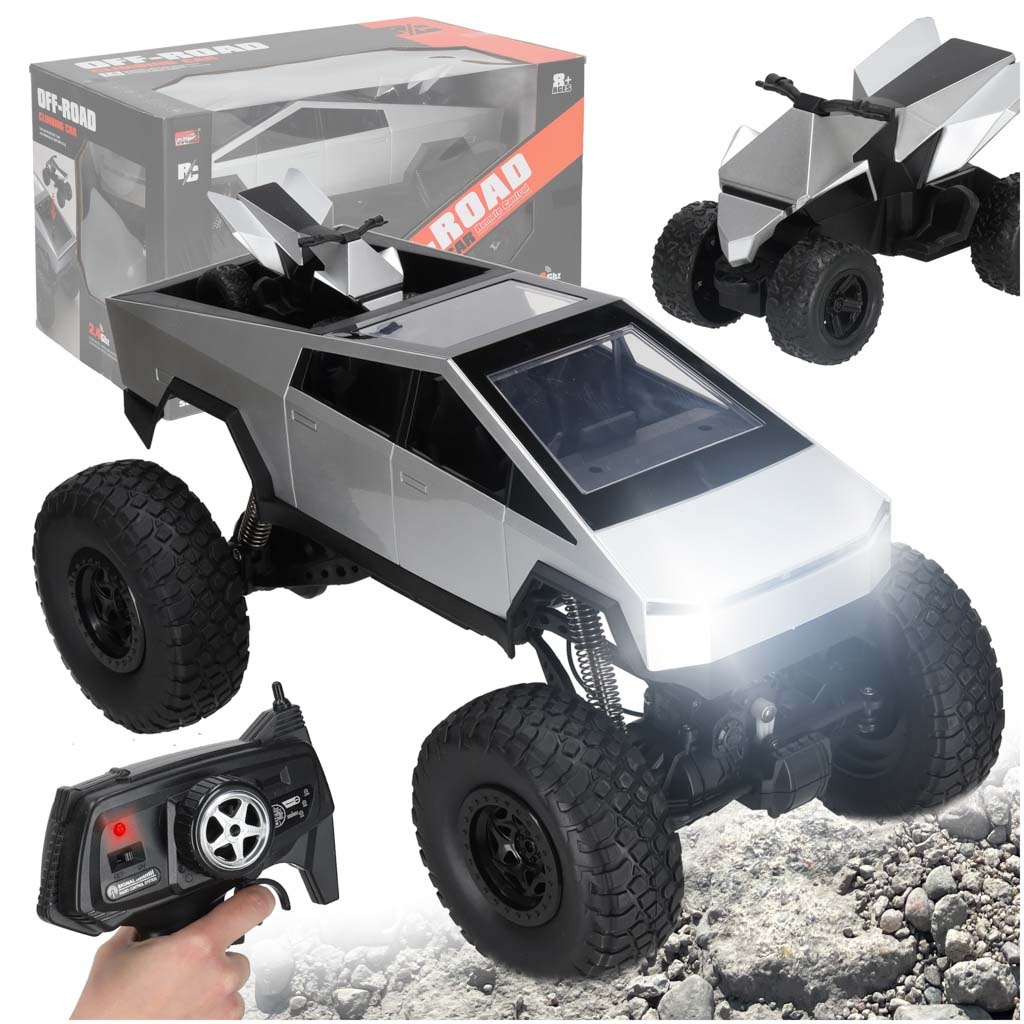 Samochod-zdalnie-sterowany-Pickup-Truck-Climbing-Vehicle-1-8-2-4GHz-174489 Nuotoliniu būdu valdomas sunkvežimis Pickup Truck Climbing Vehicle 1:8 2.4GHz