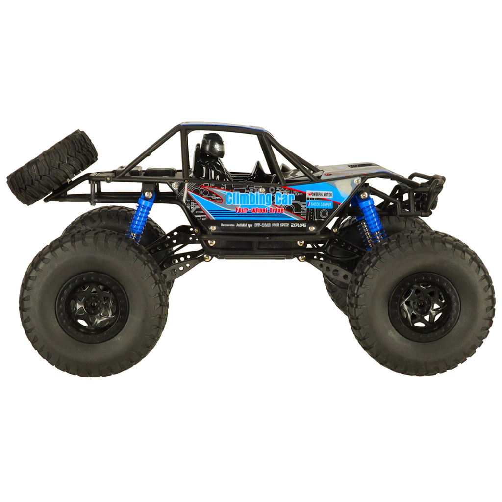 Samochod-zdalnie-sterowany-na-pilota-RC-Crawler-Climbing-Car-1-10-4WD-48cm-niebieski-145868 RC vikšrinis laipiojimo automobilis 1:10 4WD 48cm mėlynos spalvos