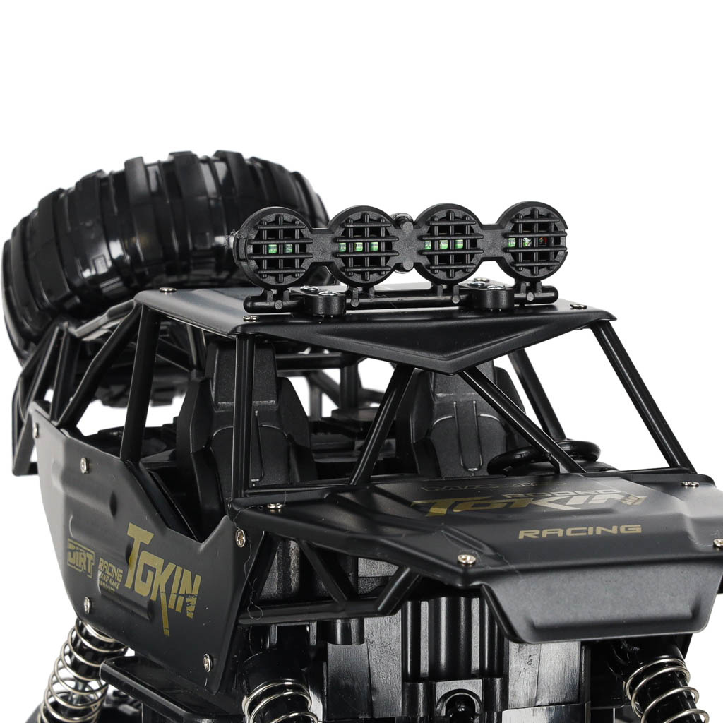 Samochod-zdalnie-sterowany-na-pilota-RC-Rock-Crawler-1-12-4WD-METAL-czarny-177439 RC automobilis Rock Crawler 1:12 4WD METAL juodas