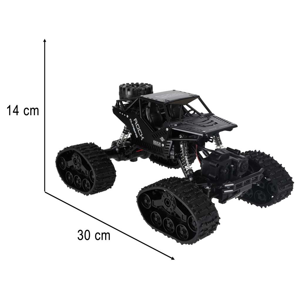 Samochod-zdalnie-sterowany-na-pilota-RC-Rock-Crawler-4x4-LHC012-auto-2w1-czarny-180211 RC Rock Crawler 4x4 LHC012 automobilis 2in1 juodas