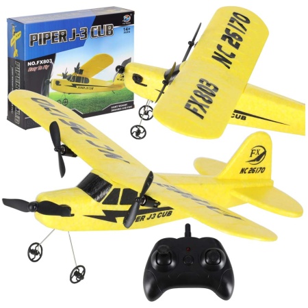Samolot-zdalnie-sterowany-na-pilota-RC-FX803-Piper-150mah-175762 RC orlaivis FX803 Piper 150mah
