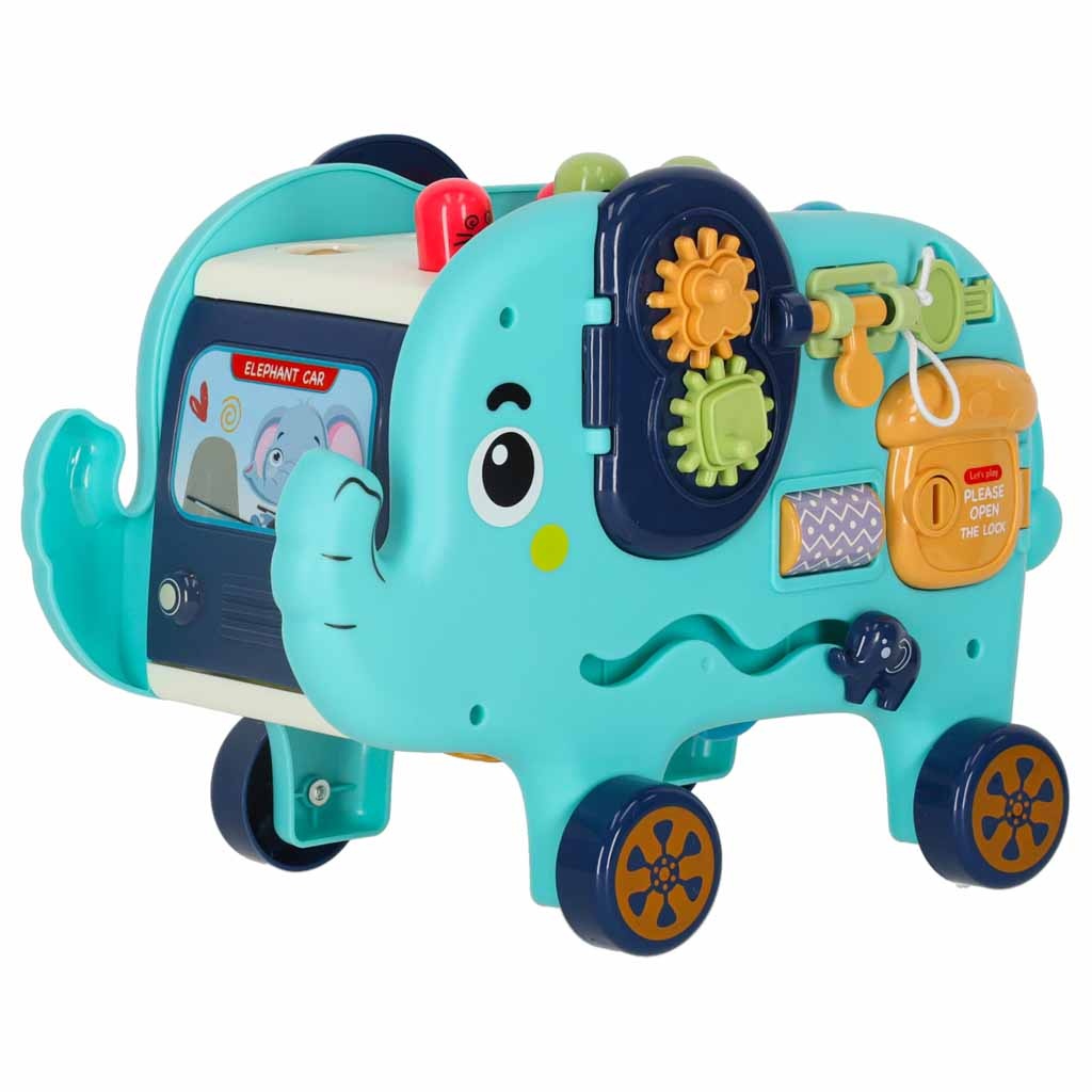 Dramblys montessori manipuliacinė lenta pounder sorter blokai plaktukas 26cm