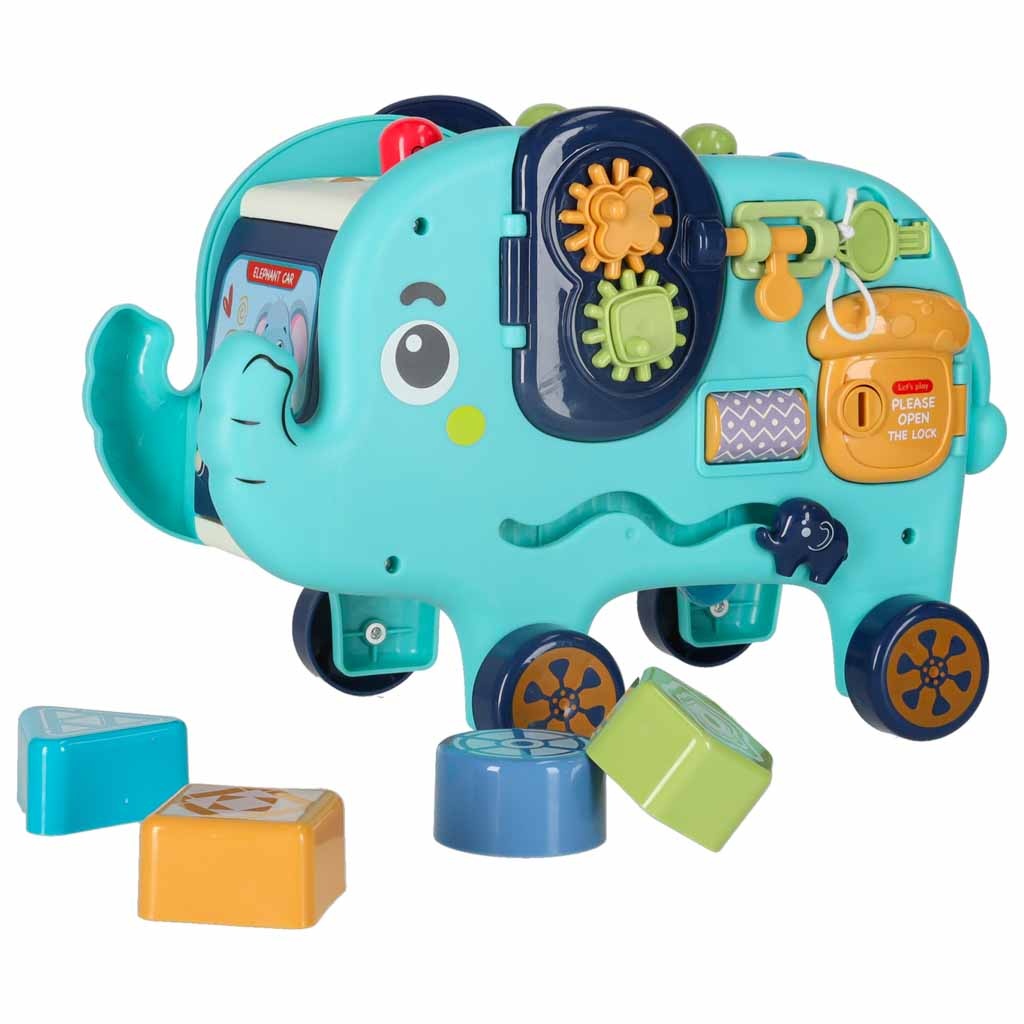 Dramblys montessori manipuliacinė lenta pounder sorter blokai plaktukas 26cm