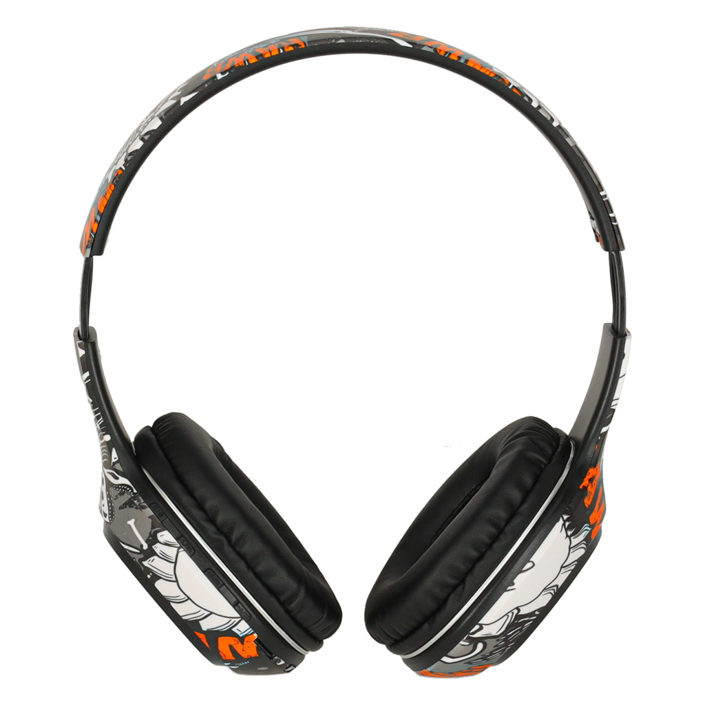 Sluchawki-bezprzewodowe-nauszne-Bluetooth-Gaming-Sport-czarne-174146 "Bluetooth" belaidės ausinės į ausis "Gaming Sport", juodos spalvos