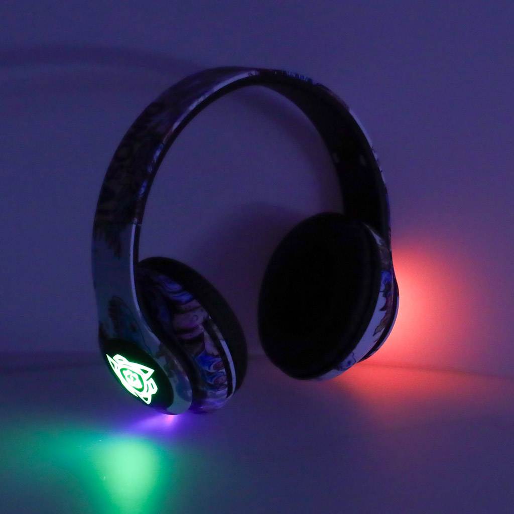 "Bluetooth RGB Gaming Sport" 150mAh belaidės ausinės į ausis