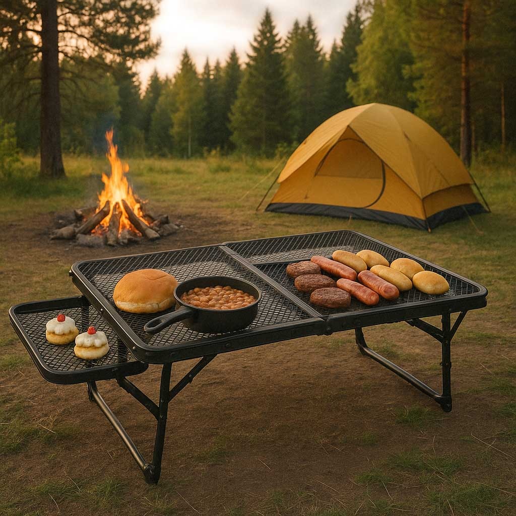 Stol-stolik-turystyczny-LUARO-kempingowy-cateringowy-skladany-87-x-60-x-40-x-27-cm-172843 LUARO turistinis stalas kempingo maitinimo sulankstomas stalas 87 x 60 x 40 x 27 cm
