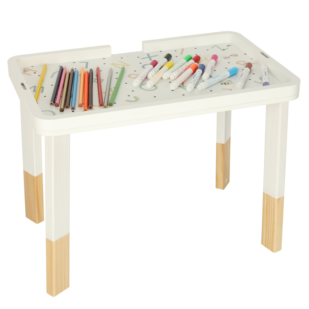 LULILO montessori manipuliacijų stalas mėtų spalvos