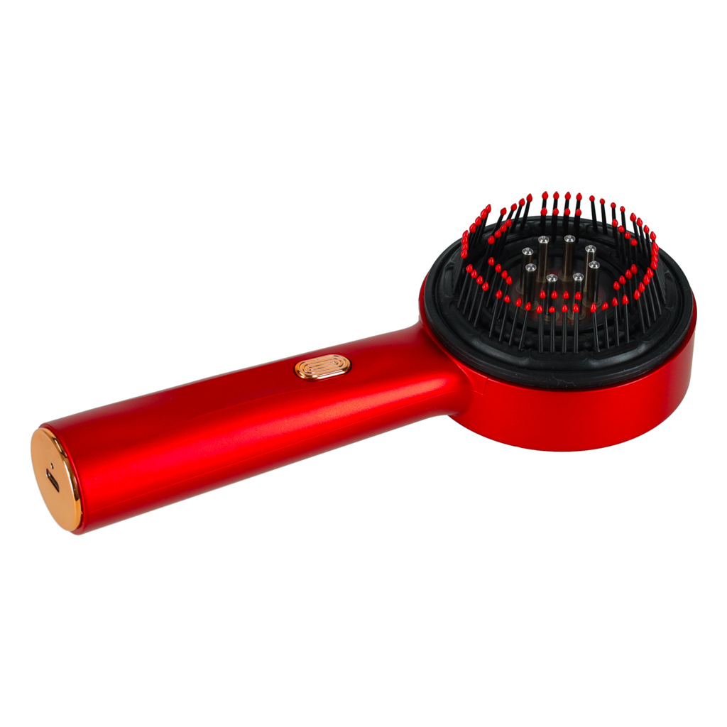 Szczotka-do-masazu-glowy-masazer-pielegnacja-wlosow-czerwone-swiatlo-aplikator-olejkow-USB-173219 Galvos masažuoklis šepetys plaukų priežiūros raudonos šviesos aliejaus aplikatorius USB