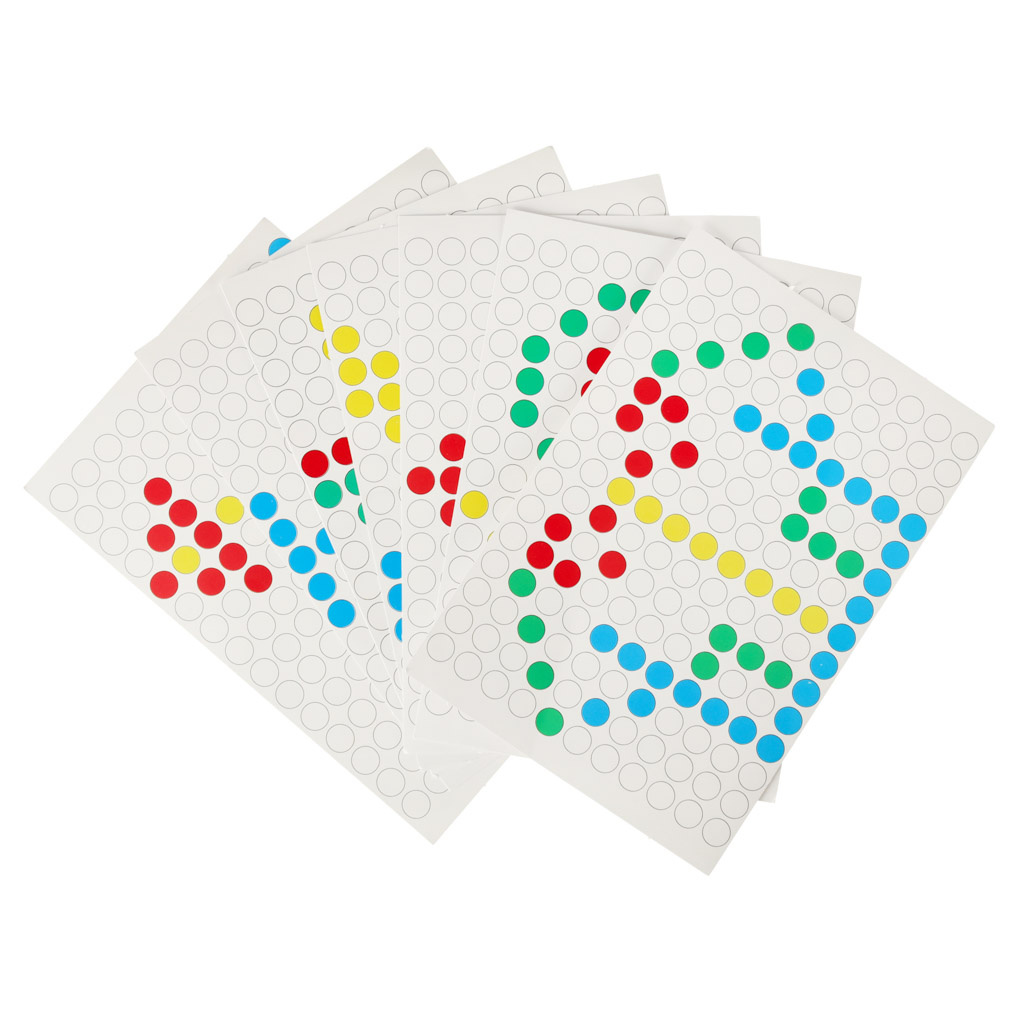 Tablica-magnetyczna-montessori-mozaika-kolorowe-kropki-zolta-26-x-26-cm-153895 Magnetinės montessori lentos taškai geltoni