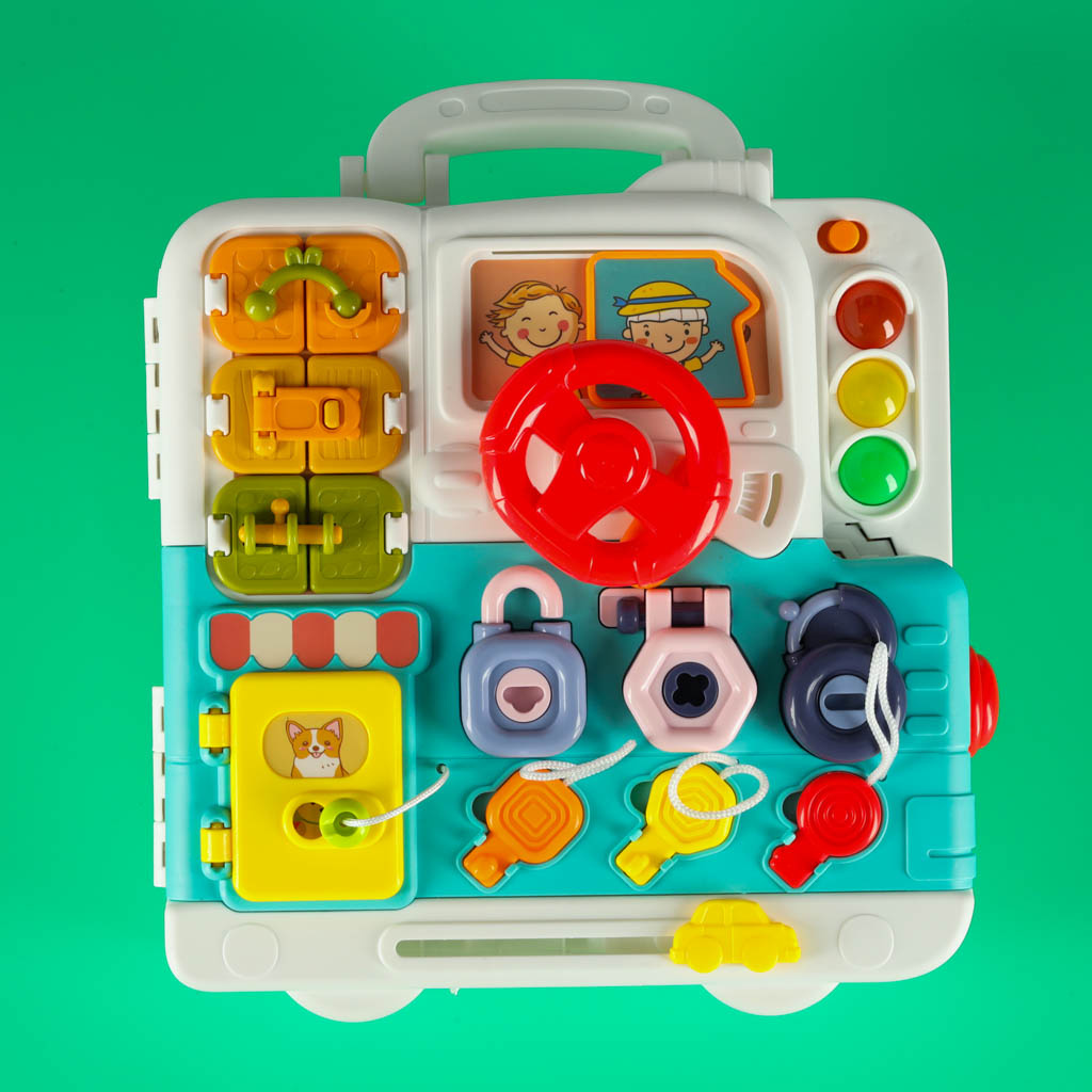 Tablica-manipulacyjna-sensoryczna-montessori-walizka-pokretla-mis-XXL-swiatlo-dzwiek-168276 Sensorinė montessori manipuliacinė lenta montessori dėklas rankenėlės meškiukas XXL šviesa garsas