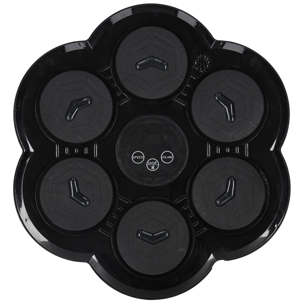 Tarcza-bokserska-treningowa-na-sciane-trenazer-muzyka-LED-USB-rekawice-175400 Boksininkų skydas sieninis treniruoklis muzika LED USB pirštinės