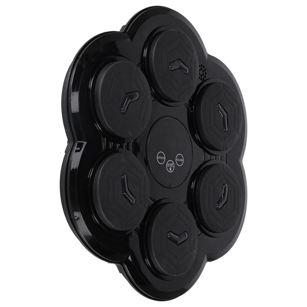 Tarcza-bokserska-treningowa-na-sciane-trenazer-muzyka-LED-USB-rekawice-175401 Boksininkų skydas sieninis treniruoklis muzika LED USB pirštinės
