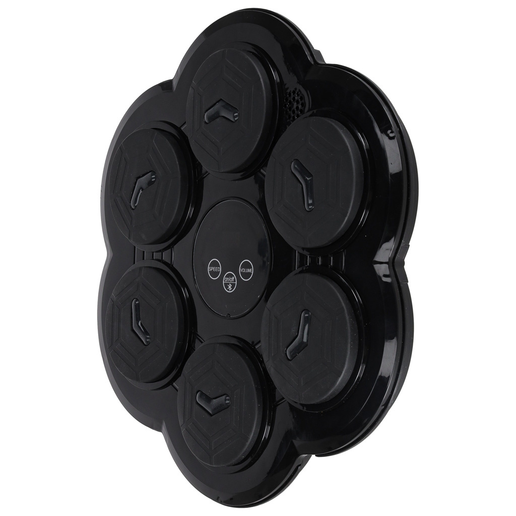 Tarcza-bokserska-treningowa-na-sciane-trenazer-muzyka-LED-USB-rekawice-175402 Boksininkų skydas sieninis treniruoklis muzika LED USB pirštinės