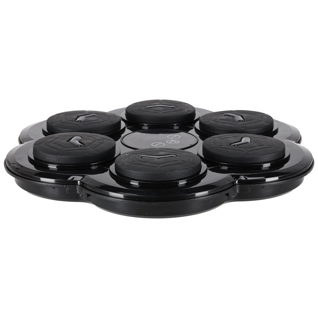 Tarcza-bokserska-treningowa-na-sciane-trenazer-muzyka-LED-USB-rekawice-175403 Boksininkų skydas sieninis treniruoklis muzika LED USB pirštinės