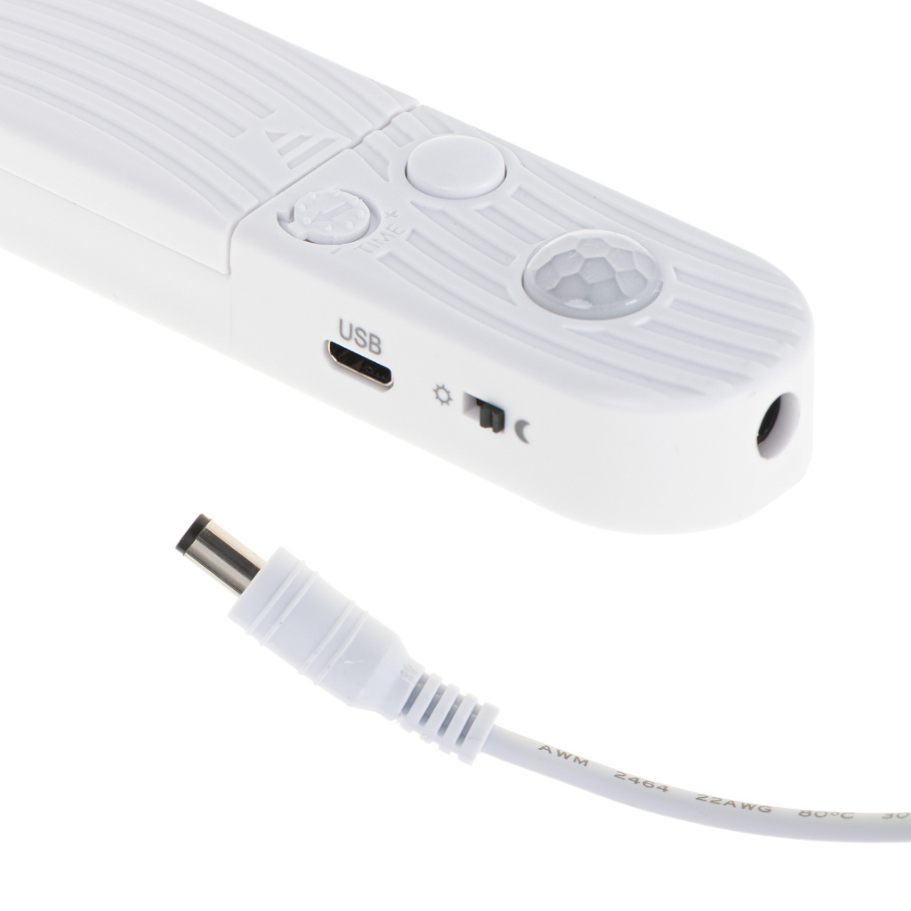 Tasma-LED-na-baterie-USB-czujnik-ruchu-2M-zimny-bialy-130903 USB baterija maitinamas judesio detektorius LED juosta 2M šaltai baltos spalvos