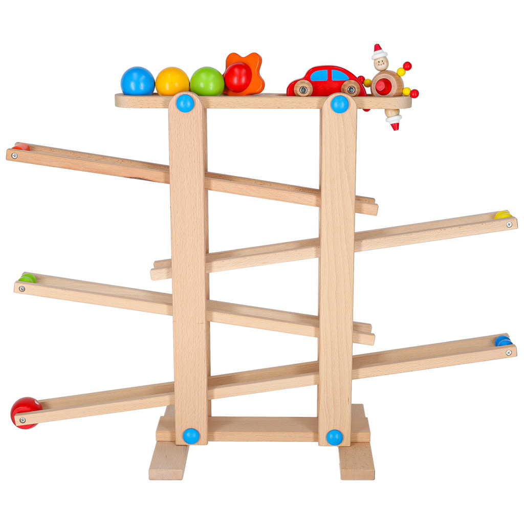 Medinis Montessori kamuoliukų takas XXL