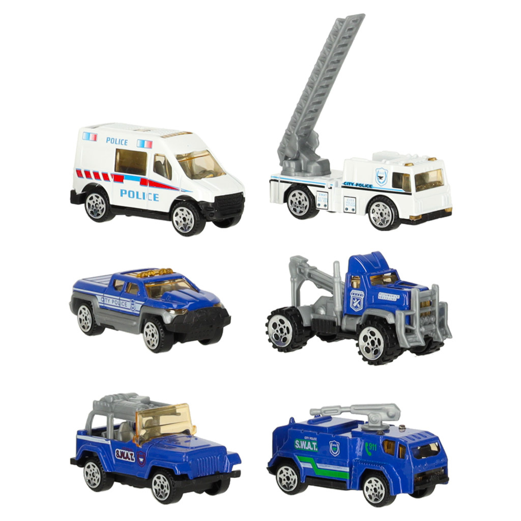 Transporter-ciezarowka-TIR-wyrzutnia-metalowe-auta-policja-166603 Transporterio sunkvežimis TIR paleidimo įrenginys + metaliniai policijos automobiliai