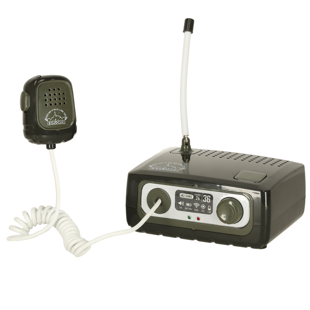 Walkie-Talkie-krotkofalowka-zestaw-z-centrala-dla-dzieci-khaki-161347 Vaikams skirtas "Walkie talkie" radijo imtuvų rinkinys su PBX, skirtas kariuomenei 333 m atstumu