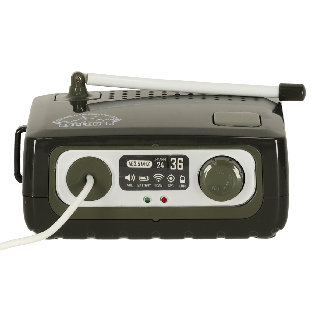 Walkie-Talkie-krotkofalowka-zestaw-z-centrala-dla-dzieci-khaki-161349 Vaikams skirtas "Walkie talkie" radijo imtuvų rinkinys su PBX, skirtas kariuomenei 333 m atstumu