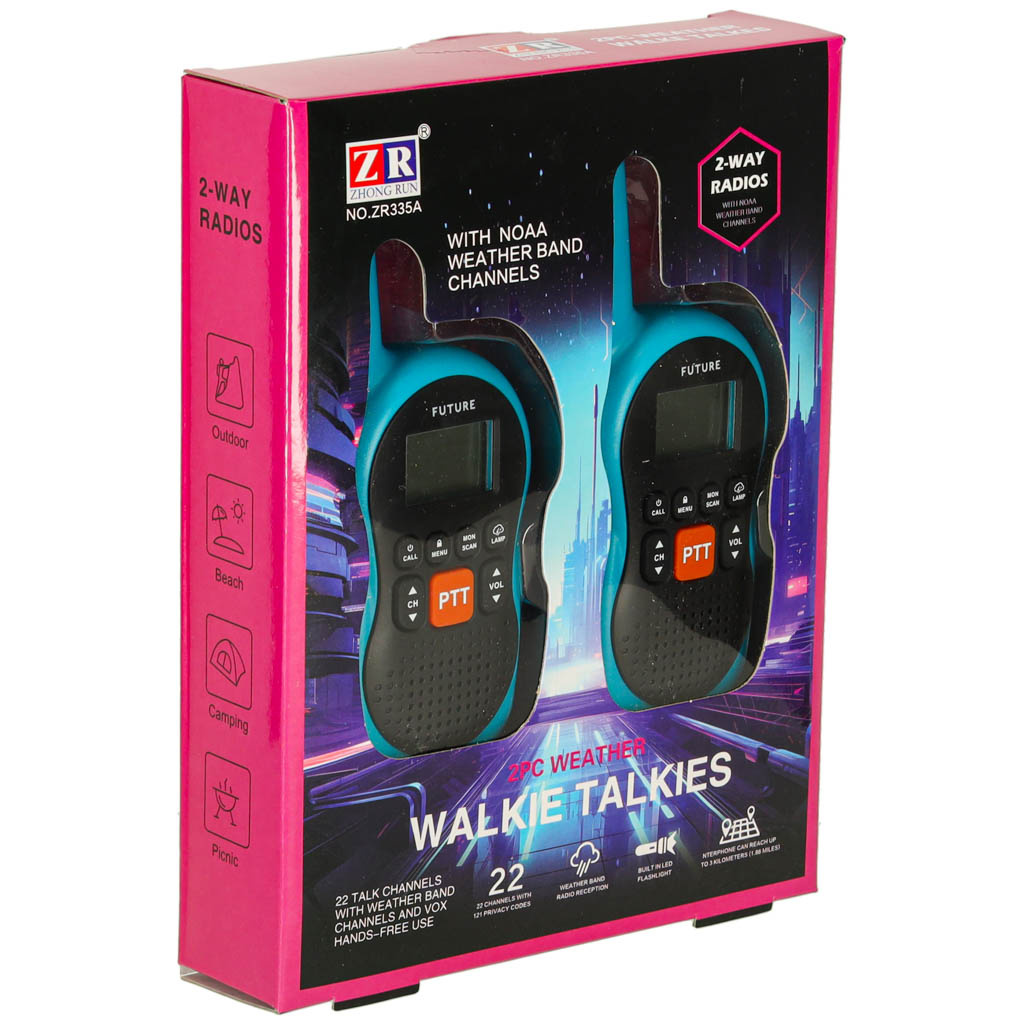 Walkie-Talkie-krotkofalowki-dla-dzieci-zasieg-3km-zestaw-2-szt-162014 Vaikams skirtos "Walkie Talkie" radijo stotelės 3 km nuotolio rinkinys, 2 vnt.