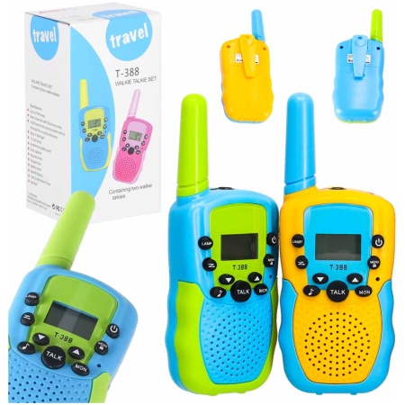 Walkie-talkie-krotkofalowka-dla-dzieci-zestaw-2-sztuki-183943 Vaikams skirtas 2 dalių rinkinys Walkie Talkie Walkie