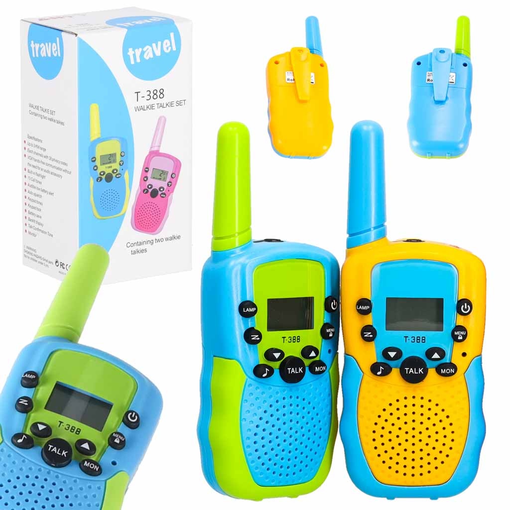 Walkie-talkie-krotkofalowka-dla-dzieci-zestaw-2-sztuki-183943 Vaikams skirtas 2 dalių rinkinys Walkie Talkie Walkie