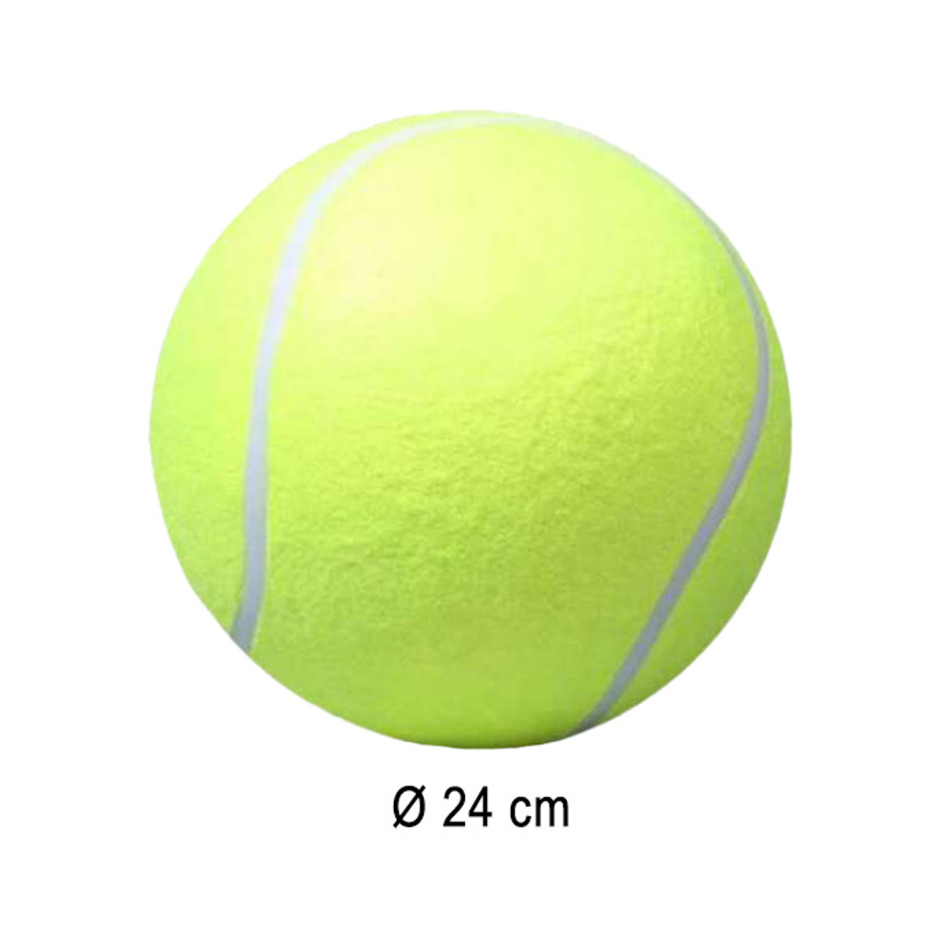 Zabawka-dla-psa-pilka-tenisowa-gigant-XXL-24cm-165466 Milžiniškas teniso kamuoliukas XXL 24cm žaislas šunims
