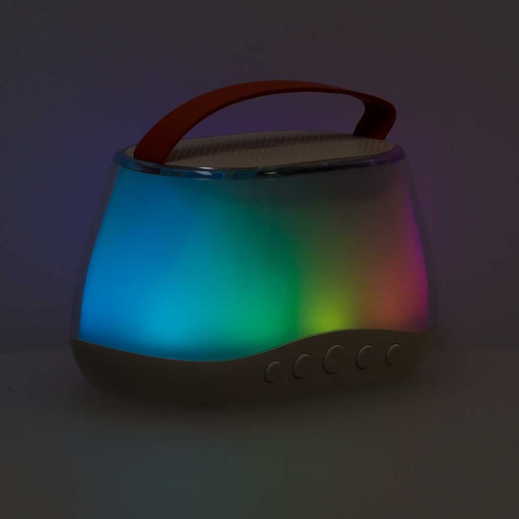 Karaokės rinkinys "Bluetooth" garsiakalbis LED RGB 2 mikrofonai USB