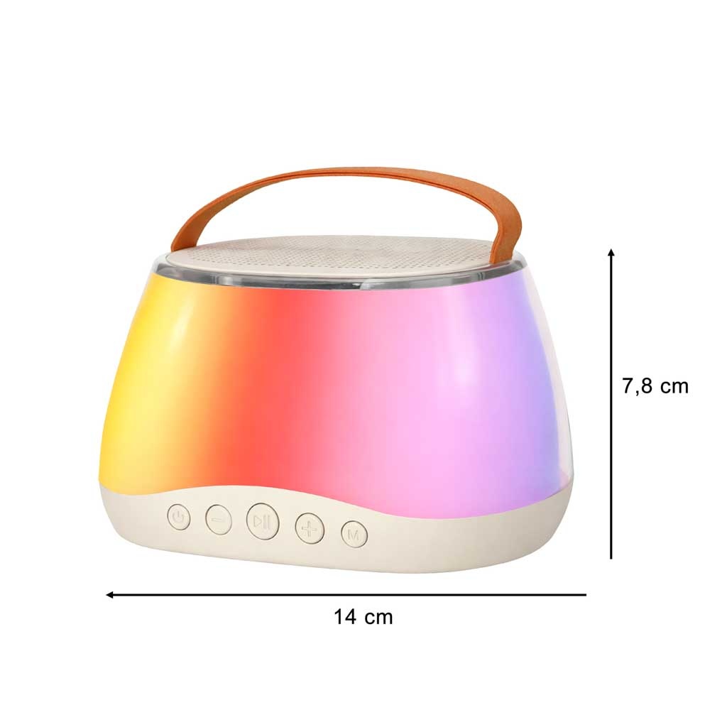Karaokės rinkinys "Bluetooth" garsiakalbis LED RGB 2 mikrofonai USB