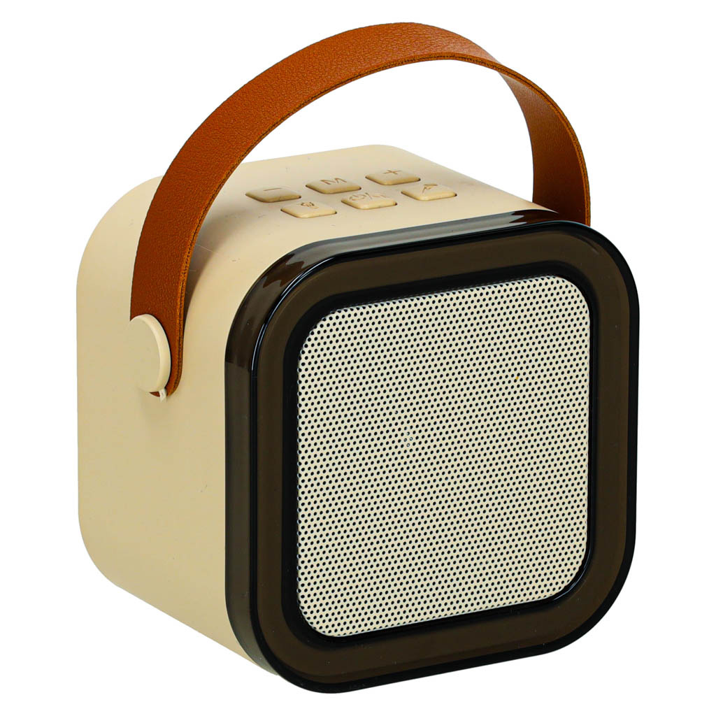 Zestaw-do-karaoke-mikrofon-glosnik-przenosny-BLUETOOTH-USB-LED-bezowy-162856 Karaokės rinkinys "Bluetooth" garsiakalbis mikrofonas USB LED smėlio spalvos