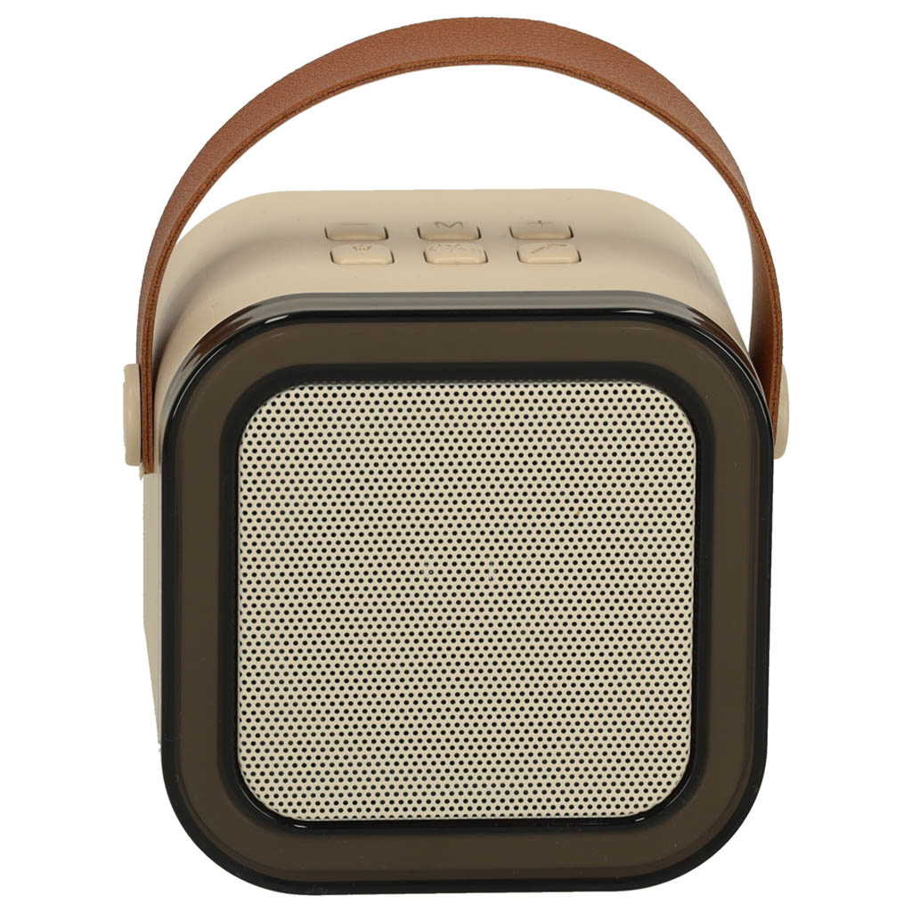 Zestaw-do-karaoke-mikrofon-glosnik-przenosny-BLUETOOTH-USB-LED-bezowy-162858 Karaokės rinkinys "Bluetooth" garsiakalbis mikrofonas USB LED smėlio spalvos