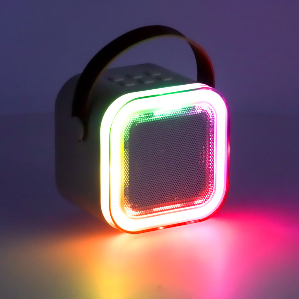 Zestaw-do-karaoke-mikrofon-glosnik-przenosny-BLUETOOTH-USB-LED-bezowy-162860 Karaokės rinkinys "Bluetooth" garsiakalbis mikrofonas USB LED smėlio spalvos