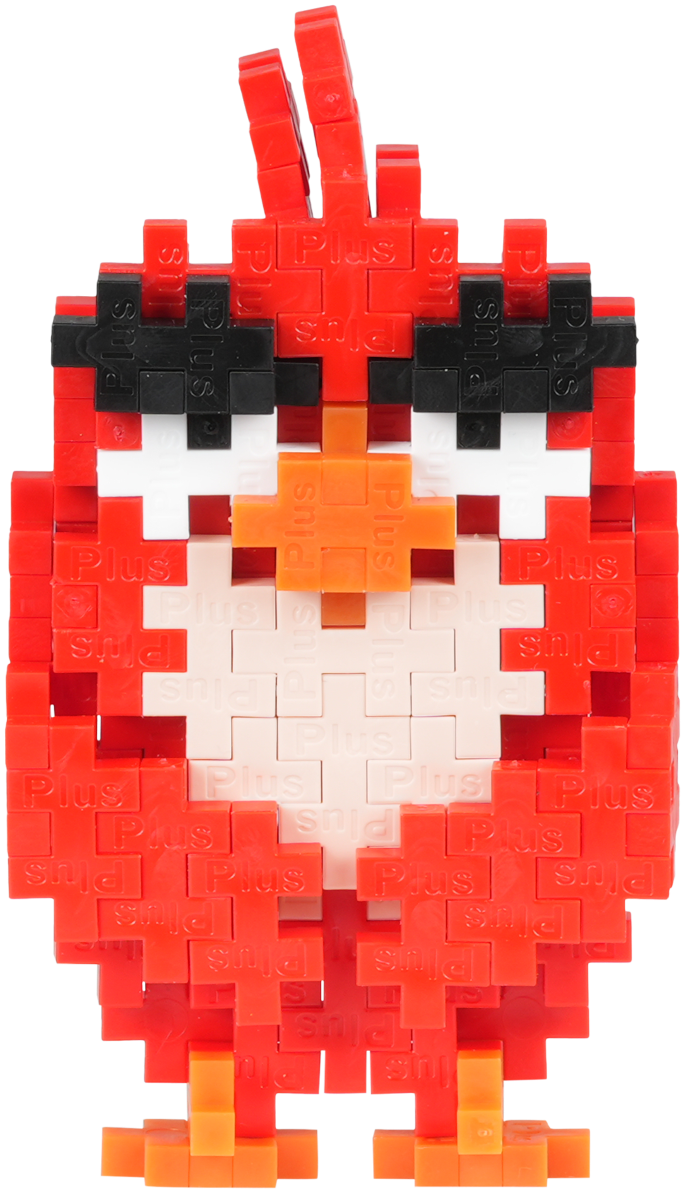 Plus Plus konstruktorius Angry Birds Raudonukas, 110 det.