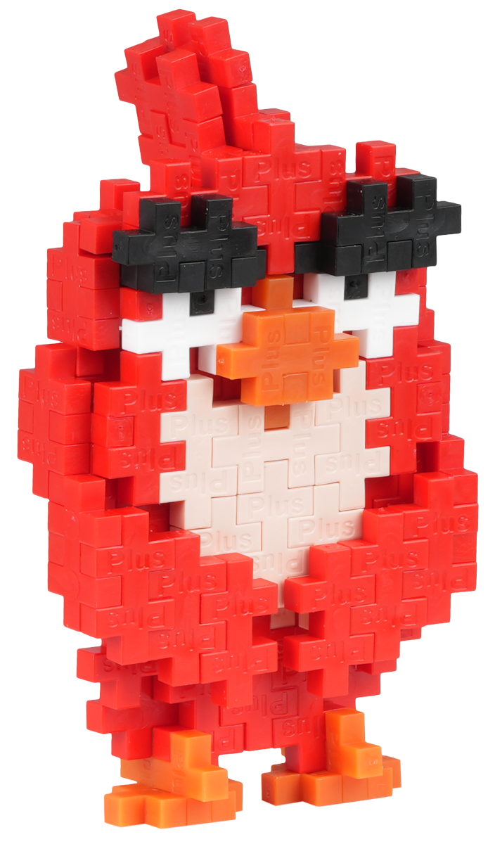 Plus Plus konstruktorius Angry Birds Raudonukas, 110 det.