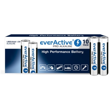 Bateria-everActive-Pro-Alkaline-LR03-AAA-10-szt-184211 Magnetinių šachmatų akmenų strateginis žaidimas su dėžute