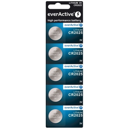 Bateria-everActive-litowa-CR2025-blister-5szt-896582 Bateria everActive litowa CR2025 blister 5szt.