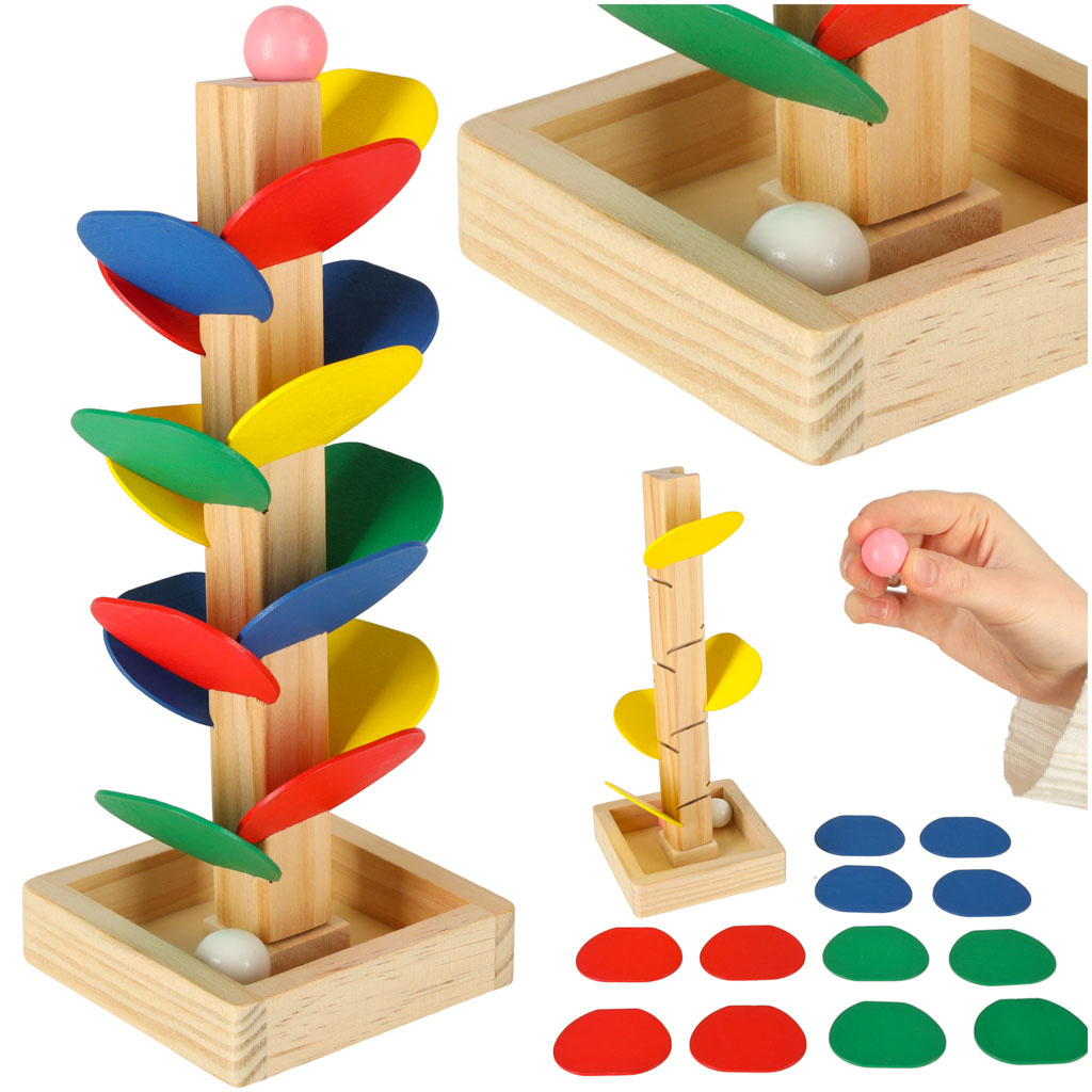Drzewko-edukacyjne-klocki-drewniane-tor-kulkowy-Kulodrom-Montessori-142691 Edukacinis medis mediniai blokai kamuolio takas
