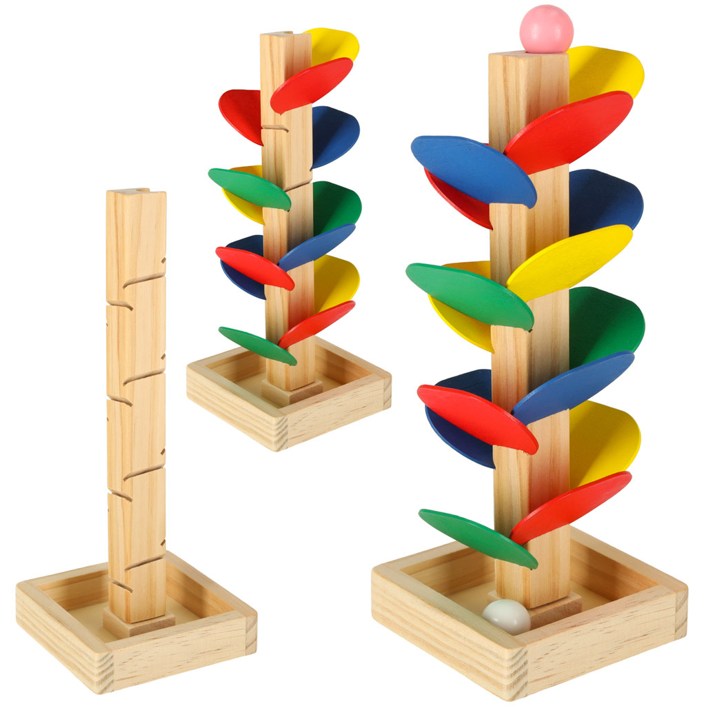 Drzewko-edukacyjne-klocki-drewniane-tor-kulkowy-Kulodrom-Montessori-142696 Edukacinis medis mediniai blokai kamuolio takas
