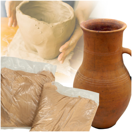 Glina-rzezbiarska-masa-do-modelowania-zapas-do-kola-garncarskiego-800g-175097 Molio masė puodžiaus ratui 800g