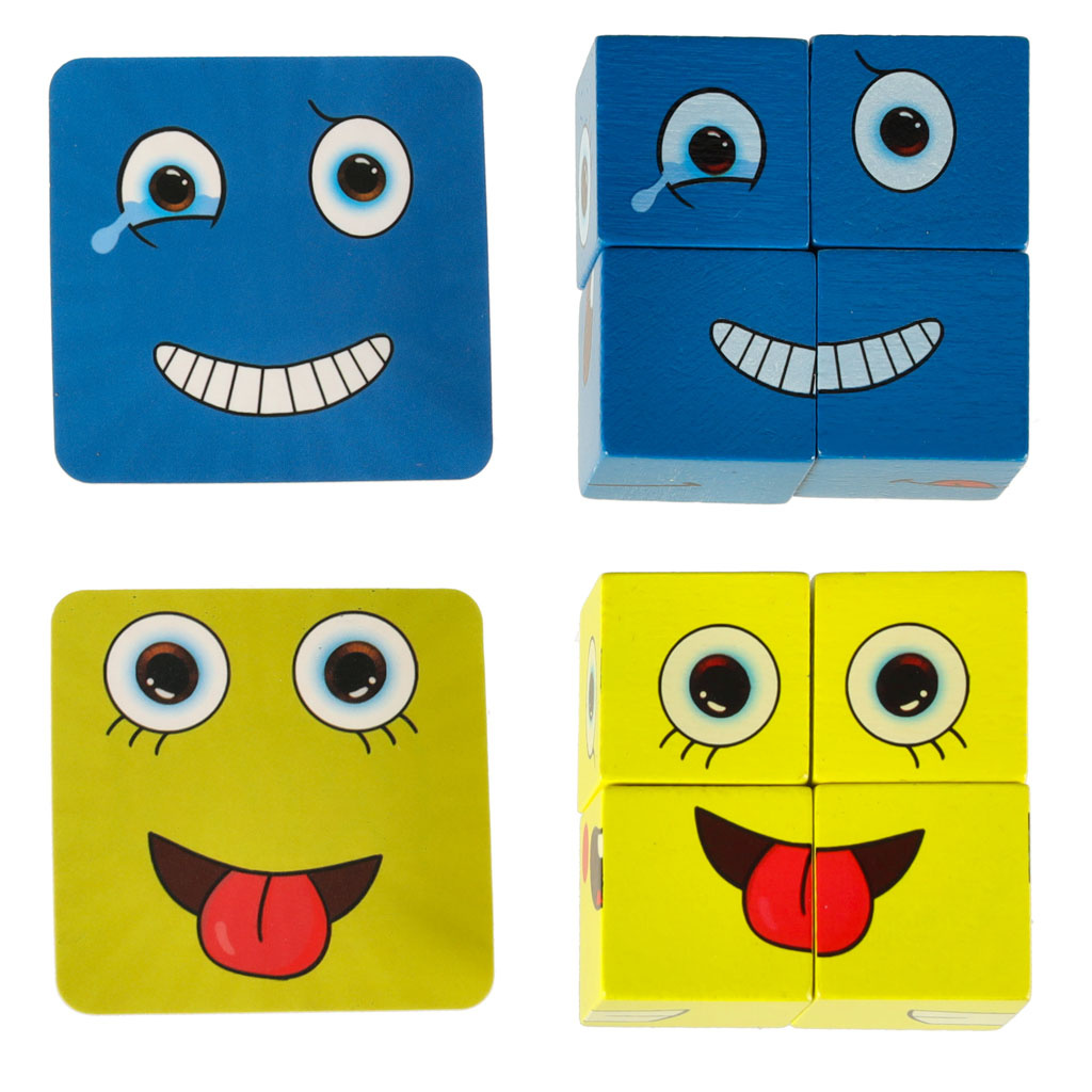 Gra-edukacyjne-wyzwania-nauka-emocji-klocki-drewniane-168503 Kūrybinių blokų iššūkis keisti veidą skardinėje