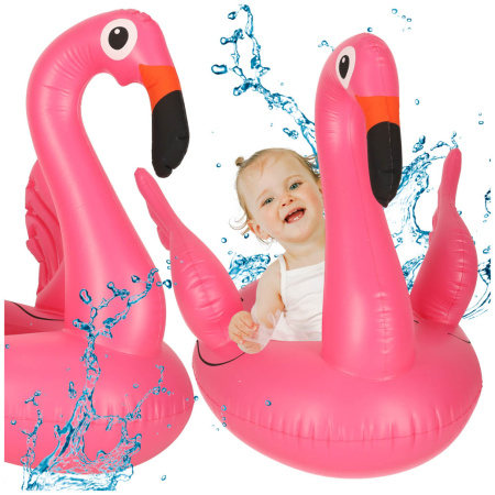 Pripučiamas vaikiškas pontono ratas flamingo
