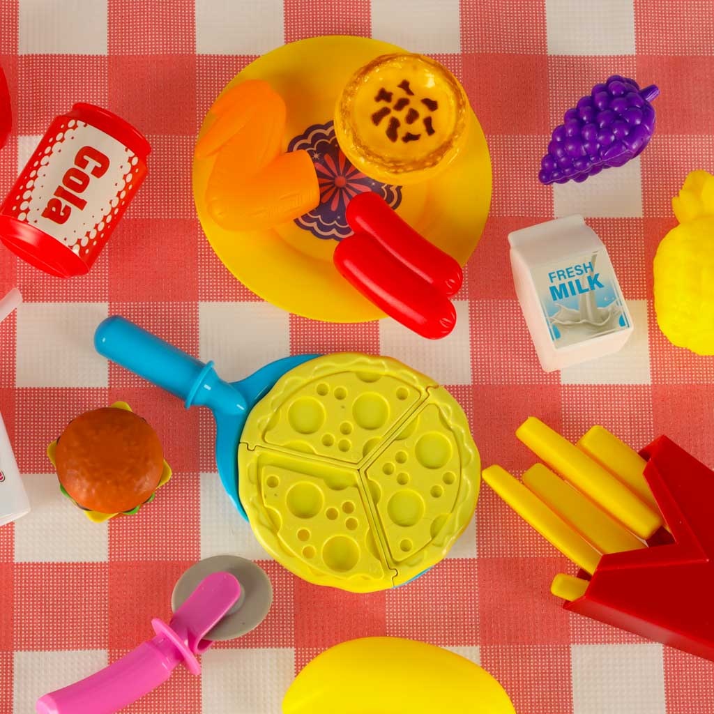 Kosz-piknikowy-koszyk-fast-food-pizza-burger-jedzenie-prowiant-przekaski-na-piknik-169075 Pikniko krepšelis greitas maistas pica mėsainiai maistas maistas maistas iškylos užkandžiai