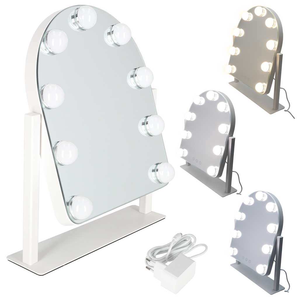 LED-makeup-mirror-with-9-bulbs-illuminated-cosmetic-mirror-189516 LED makiažo veidrodis