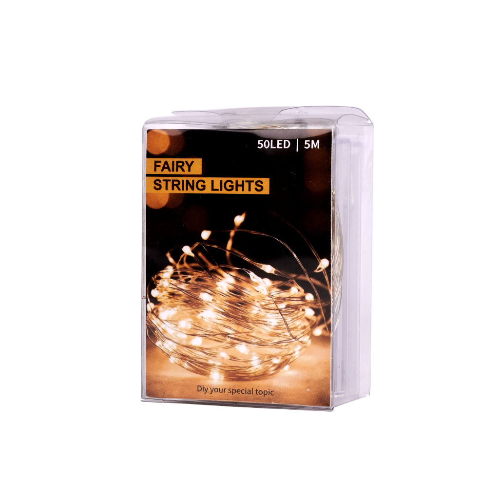 Lampki-LED-druciki-dekoracyjne-5m-50LED-zimny-bialy-1068641 LED dekoratyvinis apšvietimas 5m 50LED šaltai balta